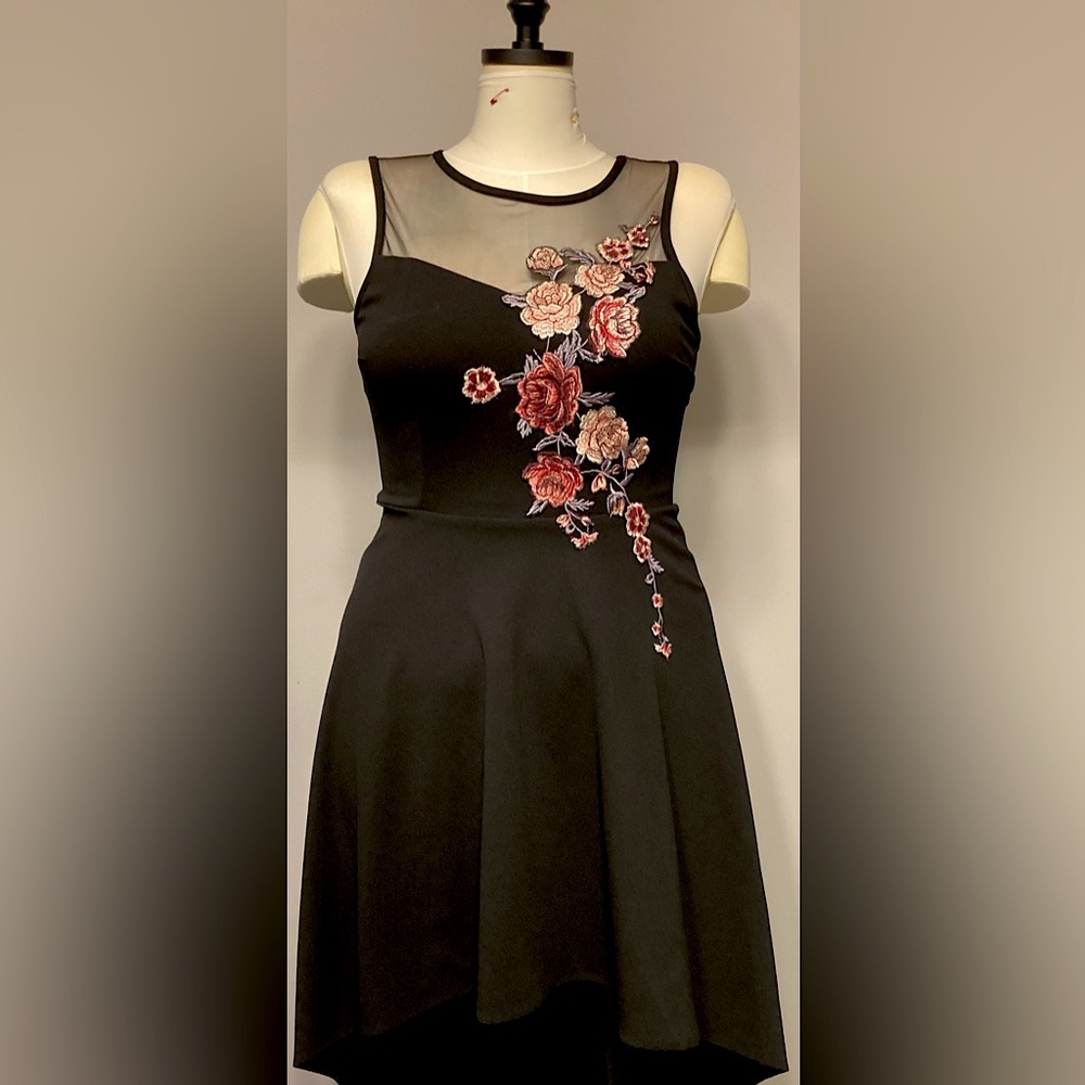 Speechless Hi Low Embroidered Dress size 13